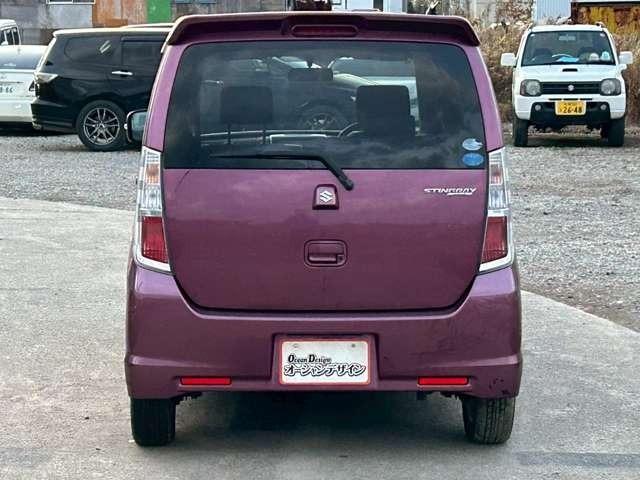 ワゴンＲスティングレー リミテッド　車検整備付　本州仕入　ベンチシート　プッシュスタート　キーレス　スマートキー　４ＷＤ　バックカメラ　バタフライバイオレットメタリック（8枚目）