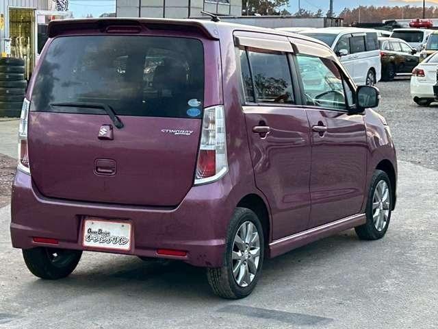 ワゴンＲスティングレー リミテッド　車検整備付　本州仕入　ベンチシート　プッシュスタート　キーレス　スマートキー　４ＷＤ　バックカメラ　バタフライバイオレットメタリック（9枚目）