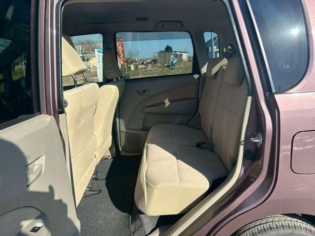 ムーヴ Ｌ　車検整備付　ベンチシート　エコアイドル　キーレス　４ＷＤ　純正オーディオ　寒冷地仕様　フルフラット　シルキーマルーンメタリック（56枚目）