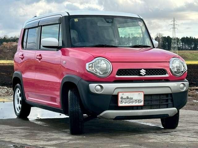 ハスラー G 車検整備付 ベンチシート ヒルディセントコントロール シートヒーター キーレス スマートキー キャンディピンクM ホワイト2トーンルーフ(5枚目)