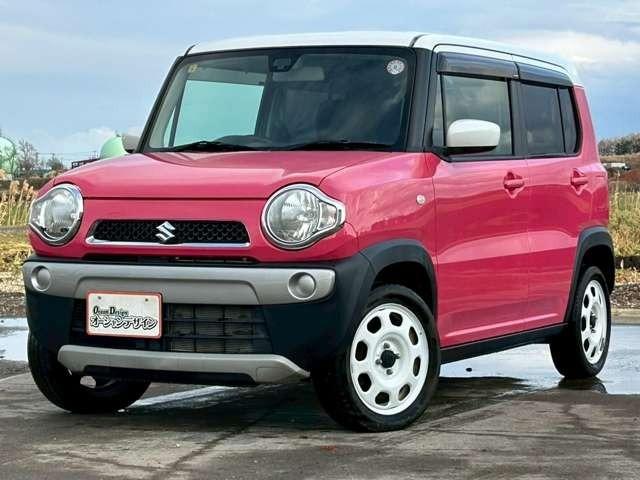 ハスラー G 車検整備付 ベンチシート ヒルディセントコントロール シートヒーター キーレス スマートキー キャンディピンクM ホワイト2トーンルーフ(7枚目)