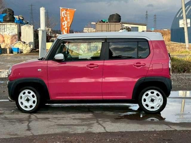 ハスラー G 車検整備付 ベンチシート ヒルディセントコントロール シートヒーター キーレス スマートキー キャンディピンクM ホワイト2トーンルーフ(8枚目)