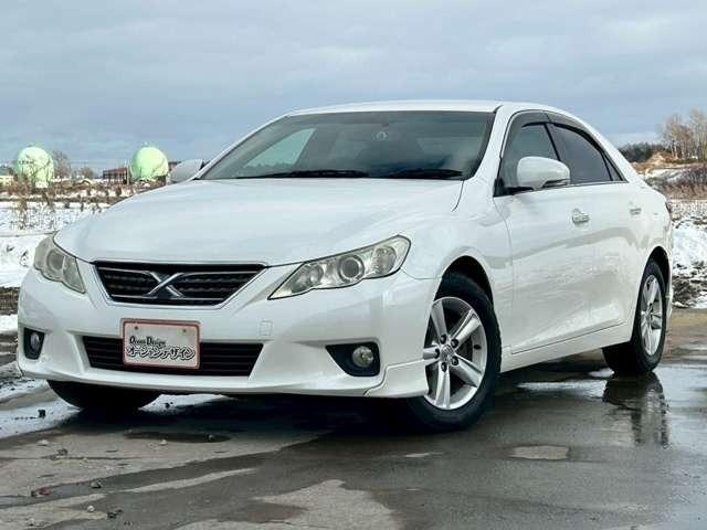 マークX 250G Four 車検整備付 社外ナビ ETC キーレス スマートキー バックモニター ETC 寒冷地仕様 ホワイトパールクリスタルシャイン(8枚目)