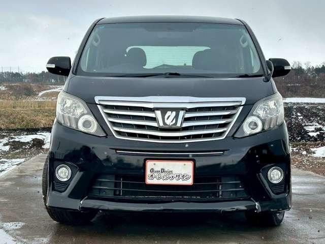 アルファード ２４０Ｓ　検Ｒ９／６　３列シート　ウォークスルー　社外ナビ　スマートキー　キーレス　両側スライドドア　アルミホイール　ブラック（3枚目）