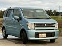 ワゴンR ハイブリッドFX 車検整備付 本州仕入 全方位カメラ メモリーナビ バックカメラ サイドカメラ シートヒーター キーレス スマートキー プッシュスタート フィズブルーパールメタリック(2枚目)