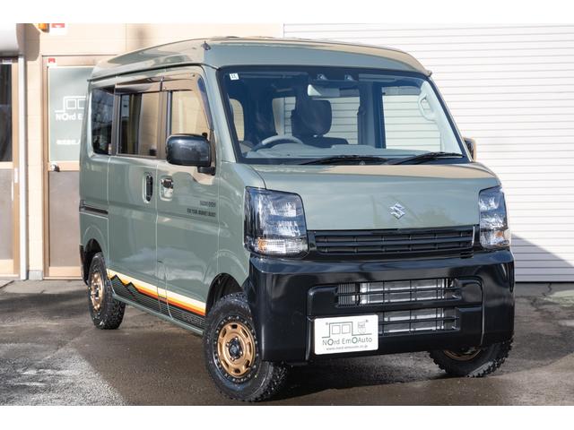 エブリイ Ｊリミテッド　／届出済未使用車／特別仕様車／６型モデル／ディスプレイオーディオ＆スズキセーフティサポート／両側パワースライドドア／ターボモデル／専用スモークヘッドライト／専用サイドデカール／専用カラーリング／（2枚目）