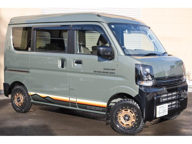 エブリイ Ｊリミテッド　／届出済未使用車／特別仕様車／６型モデル／ディスプレイオーディオ＆スズキセーフティサポート／両側パワースライドドア／ターボモデル／専用スモークヘッドライト／専用サイドデカール／専用カラーリング／（8枚目）
