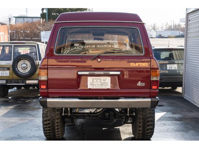 ランドクルーザー60 VX /本州北関東仕入れ/4インチリフトアップ/USリアバンパー/サイドデカール/グッドイヤーMTRマッドタイヤ/レンコンホイール/新品デポレーシングステアリング/キッカースピーカー/ワインレッドペイント/(24枚目)