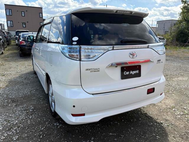 エスティマハイブリッド Ｘ　４ＷＤ　ＥＴＣ　バックカメラ　ナビ　ＴＶ　クリアランスソナー　オートクルーズコントロール　両側電動スライドドア　ＨＩＤ　スマートキー　電動格納ミラー　３列シート　ＣＶＴ　１００Ｖ電源　盗難防止システム（18枚目）