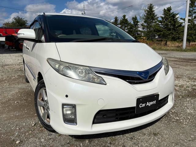 エスティマハイブリッド Ｘ　４ＷＤ　ＥＴＣ　バックカメラ　ナビ　ＴＶ　クリアランスソナー　オートクルーズコントロール　両側電動スライドドア　ＨＩＤ　スマートキー　電動格納ミラー　３列シート　ＣＶＴ　１００Ｖ電源　盗難防止システム（26枚目）