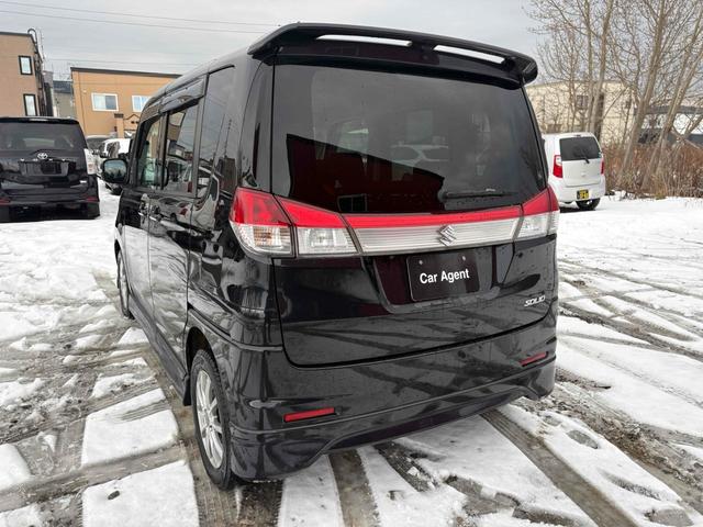 ソリオ Ｓ　４ＷＤ　ＥＴＣ　バックカメラ　ＴＶ　両側電動スライドドア　ＨＩＤ　スマートキー　電動格納ミラー　シートヒーター　フルフラット　ウォークスルー　ＣＶＴ　アルミホイール　盗難防止システム　衝突安全ボディ（18枚目）