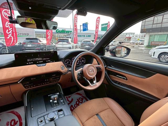 ＣＸ－６０ ＸＤ－ハイブリッド　プレミアムスポーツ　マツダコネクトナビＴＶ／ＢＯＳＥ／パノラマサンルーフ／３６０度モニター／茶革／ＬＥＤヘッドライト／シートヒーター／シートエアコン／ワイヤレス充電／ステアリングヒーター／レーダークルーズ／ＥＴＣ／（48枚目）