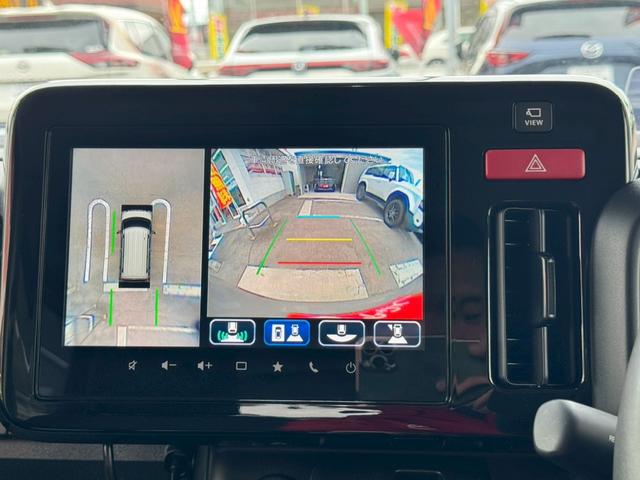 スペーシアギア ハイブリッドＸＺ　全方位モニター付９インチナビ／フルセグＴＶ／ドラレコ／両側パワースライドドア／セーフティサポート／ヘッドアップディスプレイ／ＬＥＤヘッドライト／シートヒーター／ステアリングヒーター／ＥＴＣ／ＵＳＢ（3枚目）