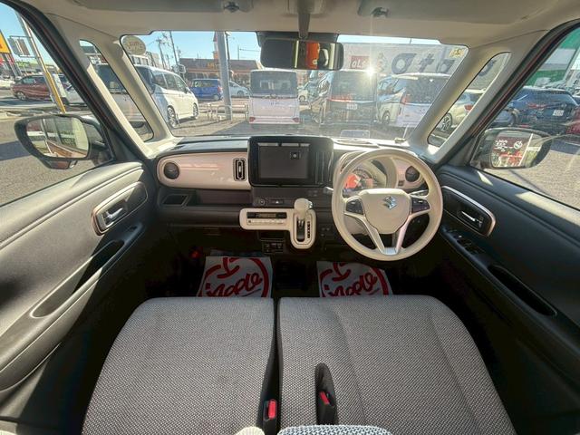 ワゴンＲスマイル ハイブリッドＸ　２トーンルーフ／両側パワースライドドア／セーフティサポート／シートヒーター／ＬＥＤヘッドライト／アイドリングストップ／ファブリックシート／（4枚目）