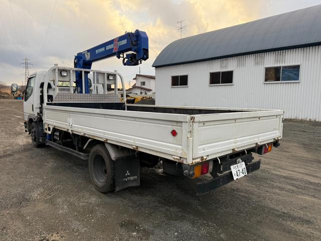 キャンター ◎ワイド・ロング ◎3段ラジコンクレーン ◎荷台内寸法 長410 幅209cm(6枚目)