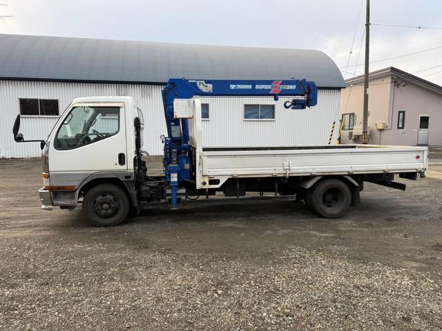 キャンター ◎ワイド・ロング ◎3段ラジコンクレーン ◎荷台内寸法 長410 幅209cm(7枚目)