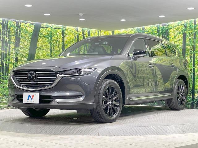 ＣＸ－８ ２５Ｓ　ブラックトーンエディション　４ＷＤ　純正１０．２５型ナビ　全周囲カメラ　ＢＯＳＥサウンド　スマートシティブレーキサポート　パワーバックドア　黒革シート　シートヒーター　パワーシート　コーナーセンサー　ルーフレール　ＬＥＤヘッド（76枚目）