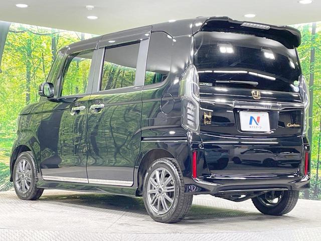 Ｎ－ＢＯＸカスタム Ｇ・Ｌターボホンダセンシング　４ＷＤ　両側電動ドア　純正８型ナビ　バックカメラ　寒冷地仕様　衝突軽減　禁煙車　ハーフレザーシート　ドラレコ　コーナーセンサー　ＬＥＤヘッド　ビルトインＥＴＣ　クルコン　車線逸脱警報（18枚目）