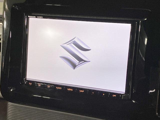 ワゴンＲスマイル ハイブリッドＳ　４ＷＤ　純正８型ナビ　両側電動ドア　バックカメラ　衝突軽減　コーナーセンサー　オートエアコン　アイドリングストップ　ＥＴＣ　オートハイビーム　車線逸脱警報　オートライト　禁煙車　スマートキー（4枚目）