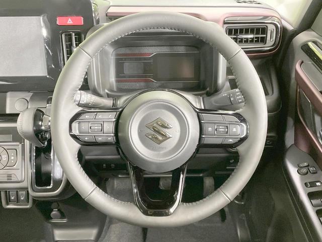 スペーシアカスタム ハイブリッドXS 届出済未使用車 シートヒーター 両側電動ドア 衝突軽減 レーダークルーズ ステアリングヒーター LEDヘッド・フォグ アイドリングストップ 純正15AW 横滑り防止 スマートキー オートエアコン(12枚目)