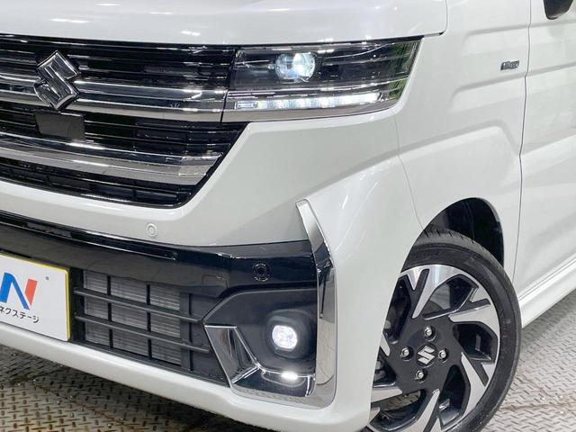 スペーシアカスタム ハイブリッドXS 届出済未使用車 シートヒーター 両側電動ドア 衝突軽減 レーダークルーズ ステアリングヒーター LEDヘッド・フォグ アイドリングストップ 純正15AW 横滑り防止 スマートキー オートエアコン(13枚目)