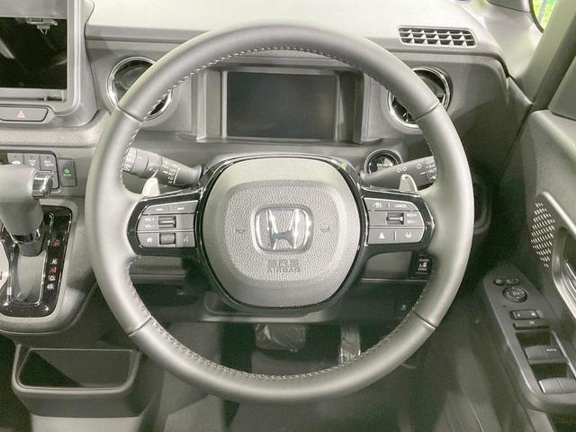N-BOXカスタム ターボ 届出済未使用車 衝突軽減 両側電動ドア シートヒーター アダプティブクルーズ LEDヘッドライト パドルシフト オートエアコン オートライト ステアリングスイッチ 純正15AW スマートキー(12枚目)