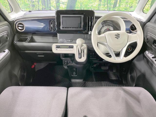 ワゴンRスマイル ハイブリッドS 4WD SDナビ バックカメラ 両側電動ドア 衝突軽減 ETC シートヒーター クリアランスソナー 車線逸脱防止 スマートキー アイドリングストップ ツートンカラー オートエアコン Bluetooth(2枚目)