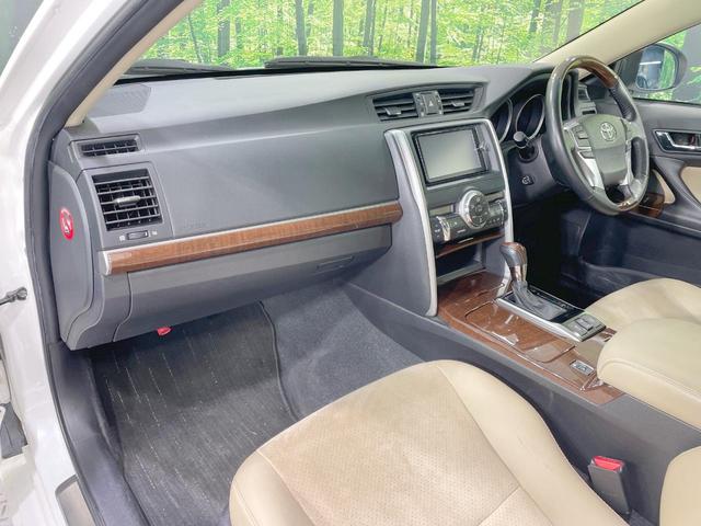 マークX プレミアム Four 4WD 純正SDナビ バックカメラ 寒冷地仕様 クルコン パワーシート シートヒーター HIDヘッド ETC オートライト デュアルエアコン 純正16AW Bluetooth スマートキー(45枚目)