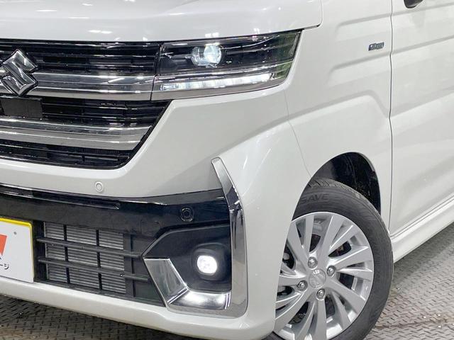 スペーシアカスタム ハイブリッドGS 4WD 届出済未使用車 電動スライドドア 衝突被害軽減システム レーダークルーズ シートヒーター コーナーセンサー スマートキー LEDヘッド 純正14インチアルミ オートハイビーム オートライト(13枚目)