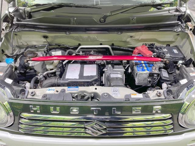 ハスラー ＪスタイルＩＩターボ　４ＷＤ　ＳＤナビ　衝突軽減ブレーキ　シートヒーター　クルーズコントロール　２トーン　ステアリングスイッチ　ＨＩＤヘッドライト　オートエアコン　アイドリングストップ　純正１５ＡＷ　ダウンヒルアシスト（19枚目）