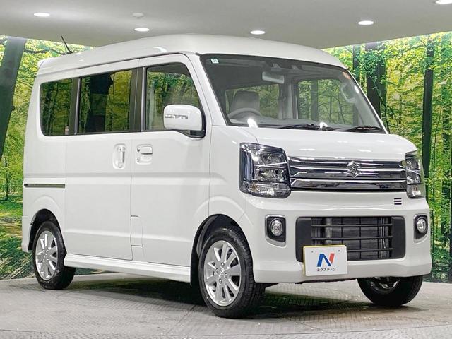 エブリイワゴン PZターボスペシャル 4WD 届出済未使用車 両側電動ドア 衝突軽減 コーナーセンサー シートヒーター アイドリングストップ LEDヘッドライト 純正14AW スマートキー オートエアコン ステアリングスイッチ(17枚目)