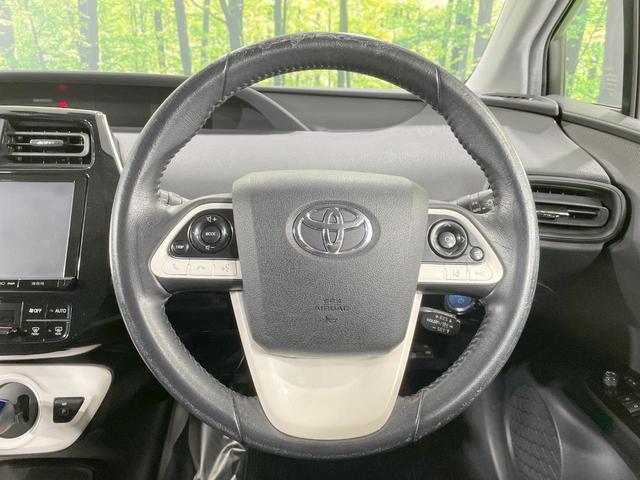 プリウス S 4WD 純正9型ナビ バックカメラ 衝突軽減システム レーダークルーズコントロール LEDヘッド・LEDフォグ ドラレコ ETC オートライト オートエアコン スマートキー(11枚目)