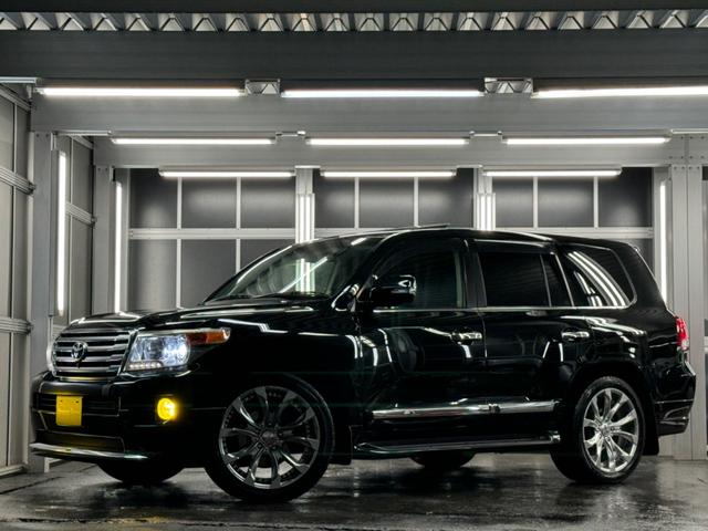 ランドクルーザー ＺＸ　１ナンバー登録／ＷＡＬＤ２２インチ／モデリスタエアロ／ガナドールマフラー／社外テール／サンルーフ／黒革シート／シートヒーター／ベンチレーション／サスコン／メーカーＯＰナビＴＶ／コーナーソナー／エンスタ（2枚目）