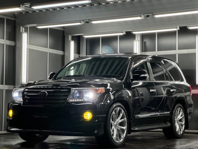 ランドクルーザー ＺＸ　１ナンバー登録／ＷＡＬＤ２２インチ／モデリスタエアロ／ガナドールマフラー／社外テール／サンルーフ／黒革シート／シートヒーター／ベンチレーション／サスコン／メーカーＯＰナビＴＶ／コーナーソナー／エンスタ（7枚目）