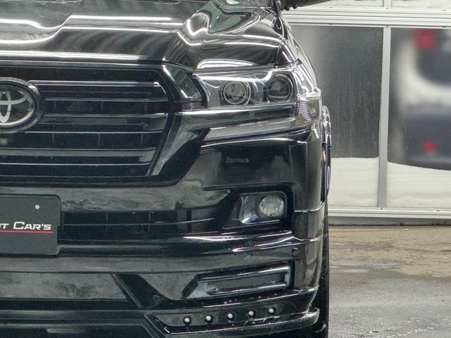 ランドクルーザー ZX 後期フェイス/WALDエアロ/オーバーフェンダー/エルフォード24インチ/アルパイン10インチナビTV/黒革シート/サンルーフ/パワーバックドア/ヒッチメンバー/サスコン/エンスタ/社外マフラー(11枚目)