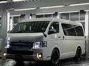 ハイエースバン ロングワイドスーパーＧＬ　本州仕入れ／ナイトロパワー１７インチ／新品タイヤ／ローダウン／ベッドキット／両側パワースライド／ＬＥＤヘッドライト／社外ＳＤナビＴＶ／追加スピーカー／バックカメラ／ＥＴＣ車載器／ドラレコ／シートカバー（6枚目）