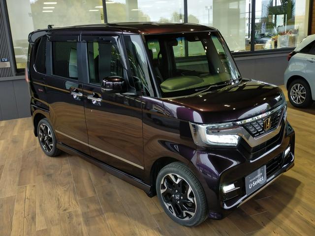 N-BOXカスタム G・EXターボホンダセンシング Bluetooth-DVD対応フルセグナビ/3モードバックカメラ/ETC/ホンダセンシング/両側電動スライドドア/LEDヘッドライト/フロントドライブレコーダー/リモコンエンジンスターター(3枚目)