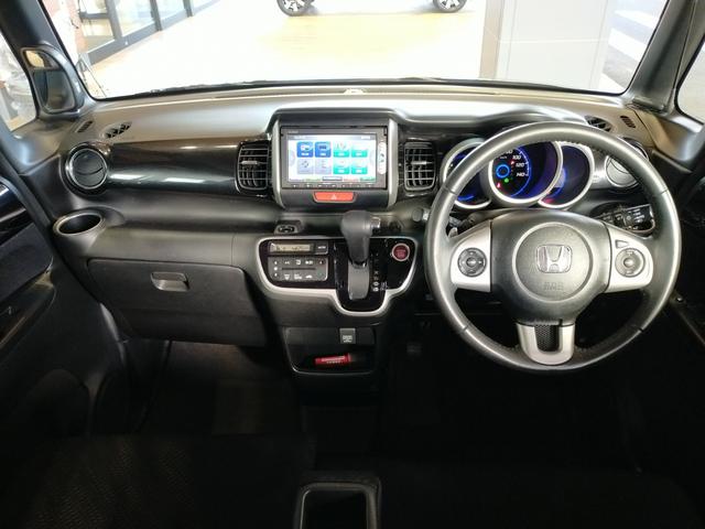 N-BOXカスタム G・ターボAパッケージ Bluetooth-DVD対応ワンセグナビ/3モードバックカメラ/ETC/LEDヘッドライト/両側電動スライドドア/フロントドライブレコーダー/リモコンエンジンスターター(4枚目)