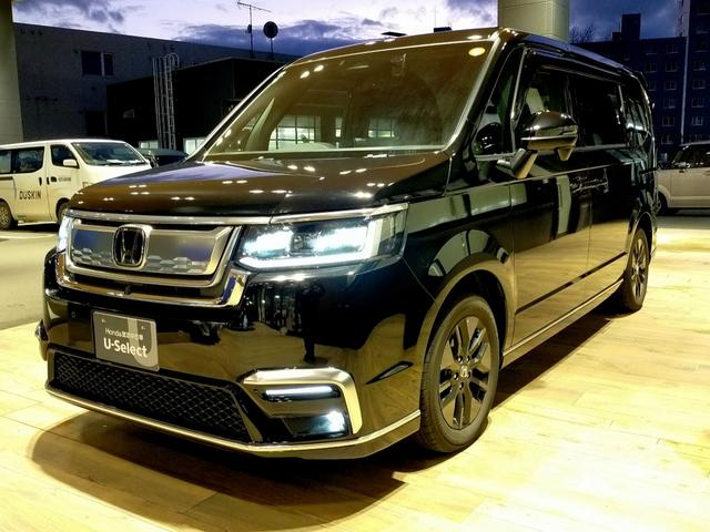 ステップワゴン スパーダプレミアムライン　Ｂｌｕｅｔｏｏｔｈ－ＤＶＤ対応純正フルセグナビ／マルチビューカメラ／ＥＴＣ／ブラインドスポットインフォ／両側電動スライドドア／オットマン付セカンドシート／前後ドライブレコーダー／夏冬タイヤセット（72枚目）