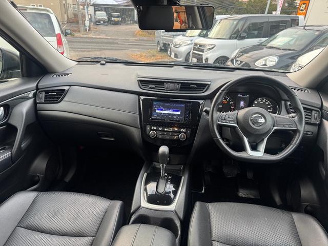 エクストレイル 20X ワンオーナー 全方位カメラ 全席ヒートシーター ドラレコ ステアリングスイッチ オートヒーター 電動パワーバックドア ミラーウィンカー スタートボタン LEDヘッド フォグランプ 社外タイヤ(5枚目)