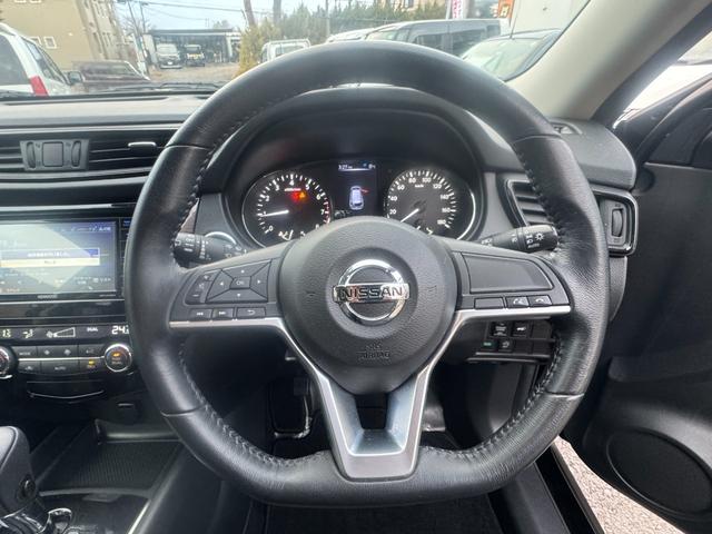 エクストレイル 20X ワンオーナー 全方位カメラ 全席ヒートシーター ドラレコ ステアリングスイッチ オートヒーター 電動パワーバックドア ミラーウィンカー スタートボタン LEDヘッド フォグランプ 社外タイヤ(9枚目)