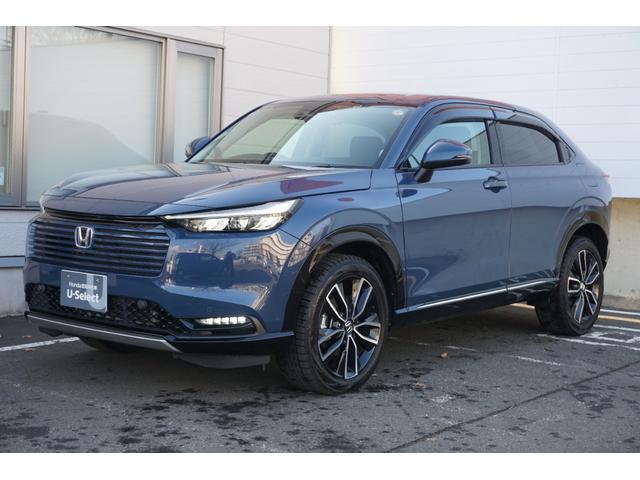 ヴェゼル ｅ：ＨＥＶＺ　デモカーアップ・ＨｏｎｄａＳＥＮＳＩＮＧ・ブラインドスポットインフォメーション・アダプティブドライビングビーム（ＡＤＢ）・ＨｏｎｄａＣＯＮＮＥＣＴディスプレー＋ＥＴＣ２．０車載器＋ワイヤレス充電（58枚目）