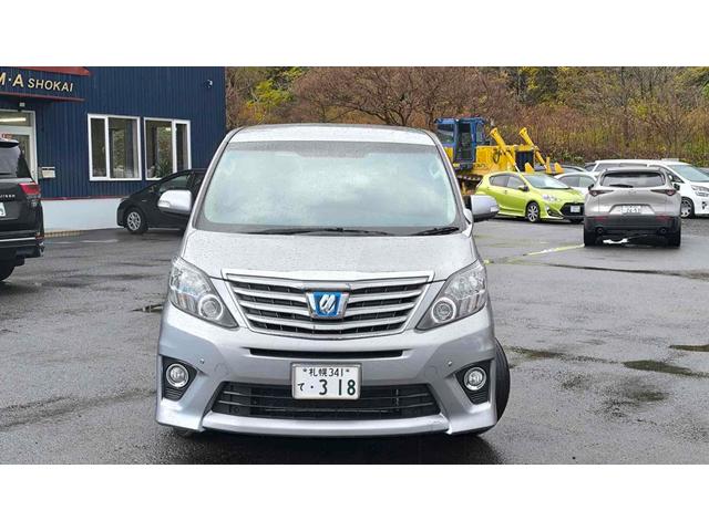 アルファードハイブリッド SR 4WD バックカメラ ナビ クリアランスソナー オートクルーズコントロール 両側電動スライドドア オートライト HID 電動リアゲート スマートキー 電動格納ミラー 後席モニター 3列シート(13枚目)