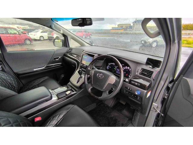 アルファードハイブリッド SR 4WD バックカメラ ナビ クリアランスソナー オートクルーズコントロール 両側電動スライドドア オートライト HID 電動リアゲート スマートキー 電動格納ミラー 後席モニター 3列シート(35枚目)