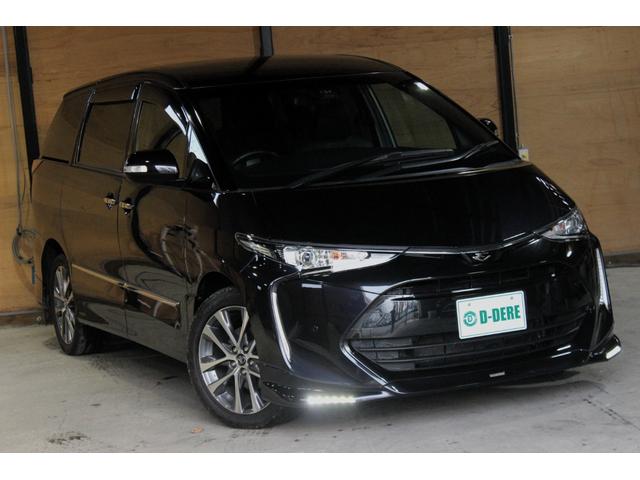 エスティマ アエラス　プレミアム　本州仕入　寒冷地仕様　７人　純正ナビ　ＴＲＤエアロ・マフラー　トヨタセーフティセンス　フルセグＴＶ　Ｂｌｕｅｔｏｏｔｈ　バックカメラ　両側電動スライド　オートクルーズ　ＥＴＣ　ハーフレザー　電動シート（35枚目）