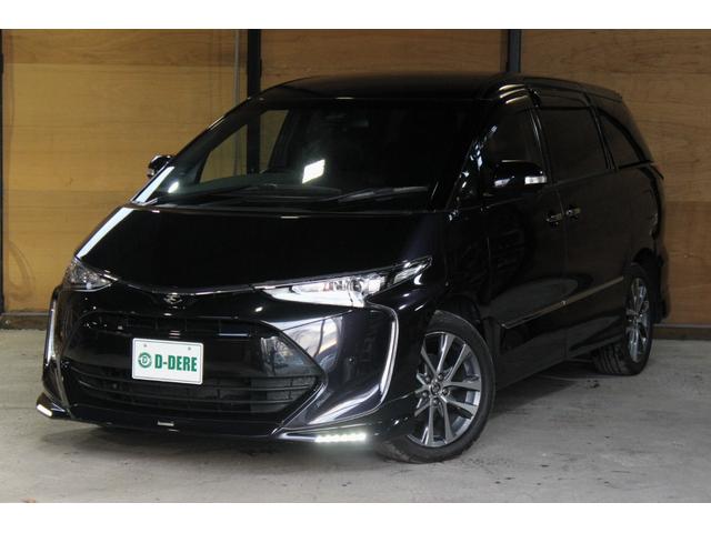 エスティマ アエラス　プレミアム　本州仕入　寒冷地仕様　７人　純正ナビ　ＴＲＤエアロ・マフラー　トヨタセーフティセンス　フルセグＴＶ　Ｂｌｕｅｔｏｏｔｈ　バックカメラ　両側電動スライド　オートクルーズ　ＥＴＣ　ハーフレザー　電動シート（72枚目）