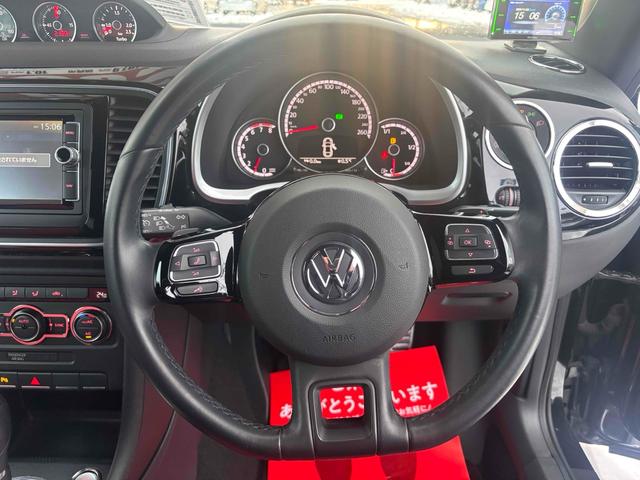 ザ・ビートル ターボ　バックカメラ　ナビ　ＴＶ　クリアランスソナー　オートクルーズコントロール　ＡＴ　オートライト　スマートキー　電動格納ミラー　アルミホイール　盗難防止システム　ＡＢＳ　ＣＤ　ＤＶＤ再生　ＵＳＢ（17枚目）