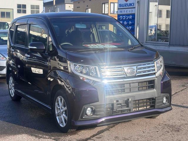 ムーヴ カスタム X 4WD ナビ TV オートライト LEDヘッドランプ スマートキー アイドリングストップ 電動格納ミラー ベンチシート CVT 盗難防止システム ABS ESC CD USB(2枚目)