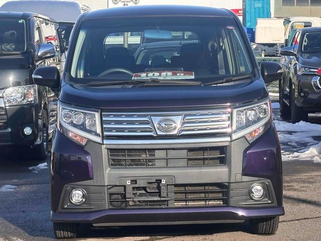 ムーヴ カスタム X 4WD ナビ TV オートライト LEDヘッドランプ スマートキー アイドリングストップ 電動格納ミラー ベンチシート CVT 盗難防止システム ABS ESC CD USB(3枚目)