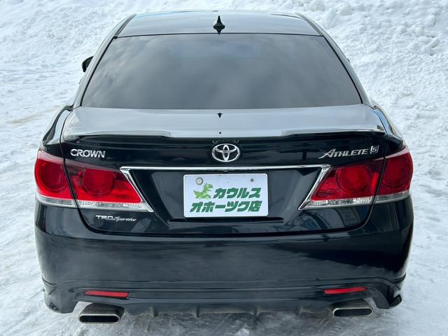 クラウン アスリートＳ　★純正ナビ・ＴＶ・Ｂｌｕｅｔｏｏｔｈ接続・バックカメラ・電動シート・レザーシート・サンルーフ・社外エアロ・車高調整サスペンション・オートライト・オートワイパー・シートヒーター・純正１８インチアルミ★（7枚目）